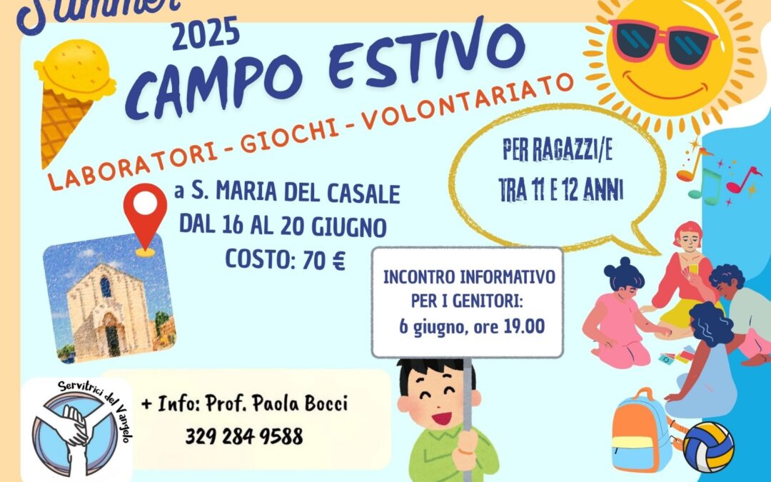 Campo estivo ragazzi a Brindisi